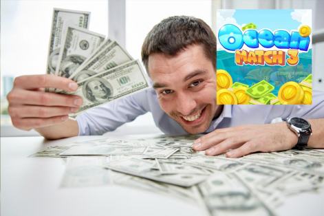 Ocean Match 3 é um aplicativo de jogos que paga no Pix para você jogar e assistir anúncios