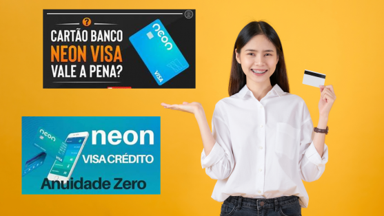 Cartão de crédito internacional Neon Visa